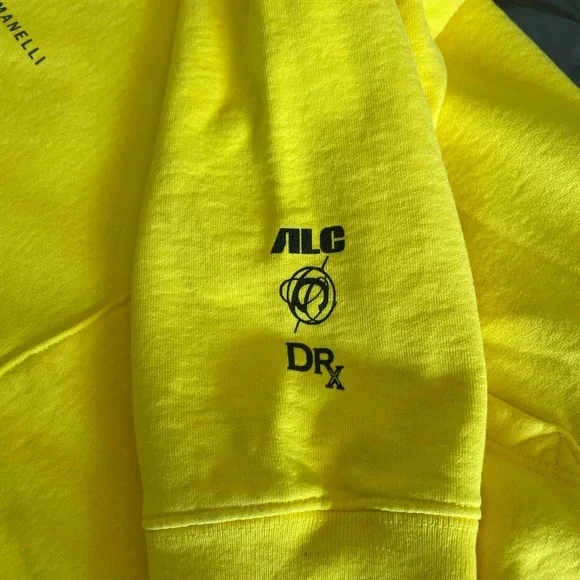 The Alchemist , DrX Romanelli & Spencer Lewis Yellow Hoodie XL
